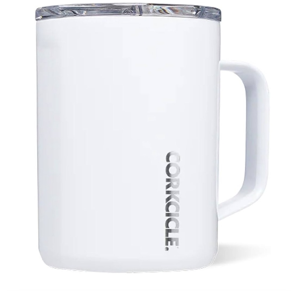 NEW Corkcicle 16oz White Insulated Mug